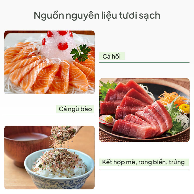 Gia vị rắc cơm cá hồi Marumiya 100g  thương hiệu MARUMIYA SHOKUHIN