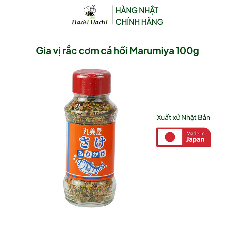 Gia vị rắc cơm cá hồi Marumiya 100g  thương hiệu MARUMIYA SHOKUHIN
