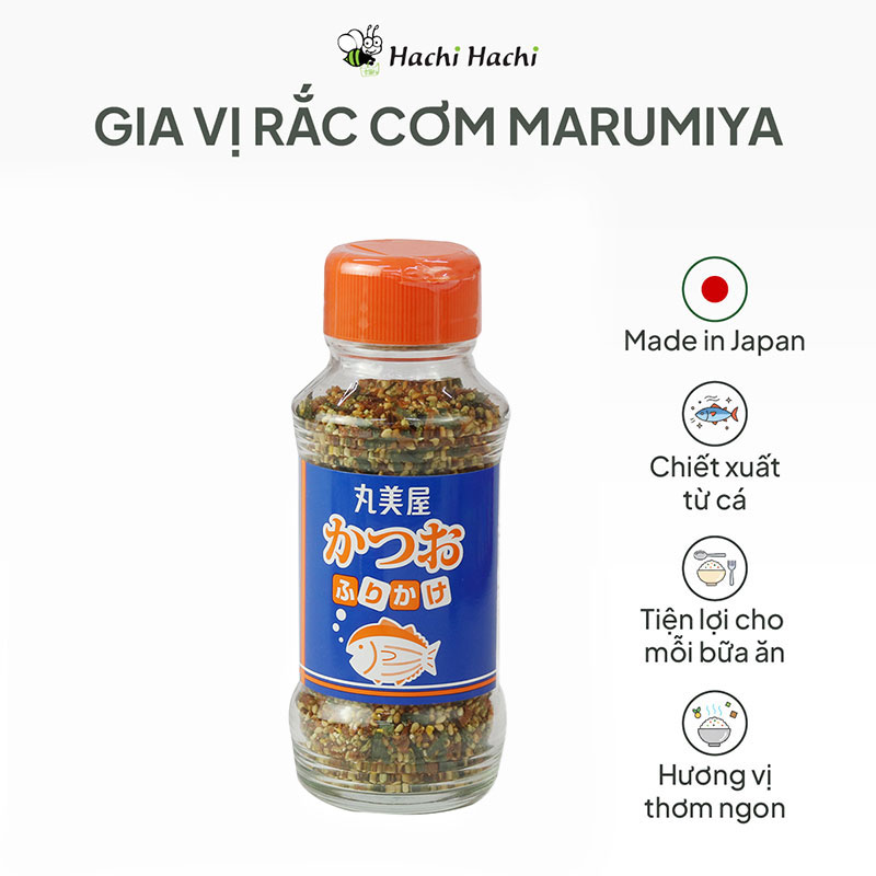 Gia vị rắc cơm cá ngừ bào Marumiya 100g  thương hiệu MARUMIYA SHOKUHIN