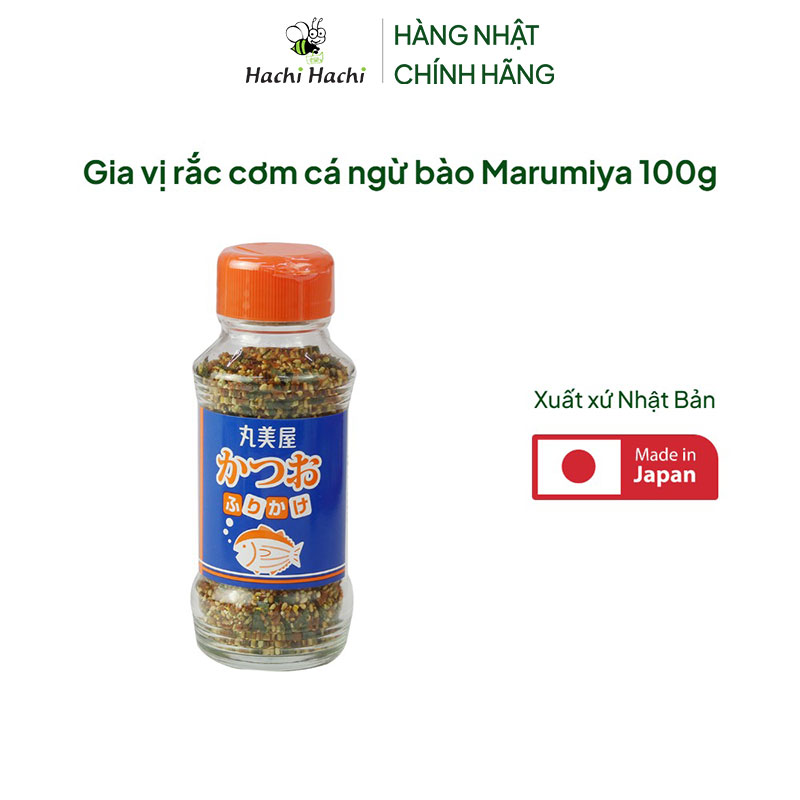 Gia vị rắc cơm cá ngừ bào Marumiya 100g  thương hiệu MARUMIYA SHOKUHIN