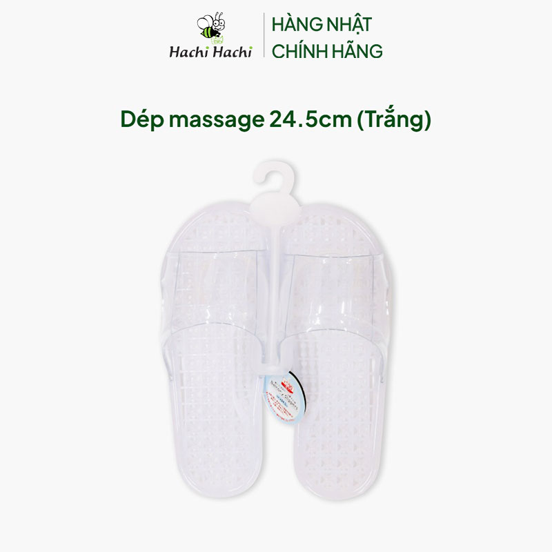 Dép massage 24.5cm (Trắng)  thương hiệu MATSUNO INDUSTRY