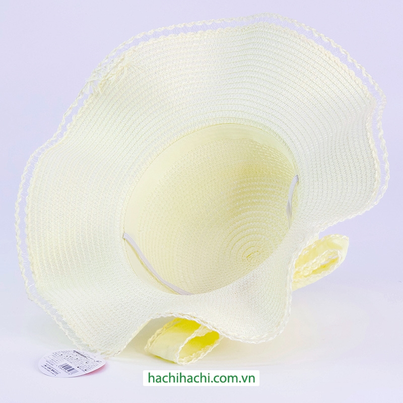 Nón rộng vành chống nắng, chu vi vòng đầu 56cm (Trắng kem) thương hiệu MATSUNO INDUSTRY