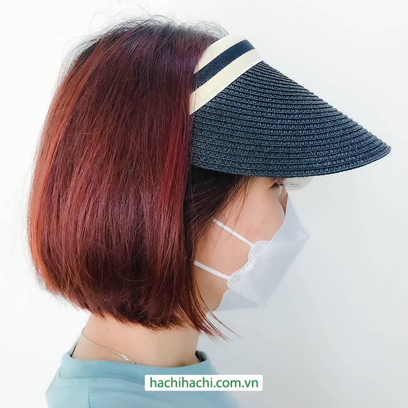 Nón hở đầu chống tia UV >95% (Đen) thương hiệu MATSUNO INDUSTRY