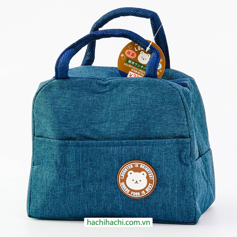 Túi đựng giữ nhiệt 22.5x19.5cm (Navy) thương hiệu MATSUNO INDUSTRY