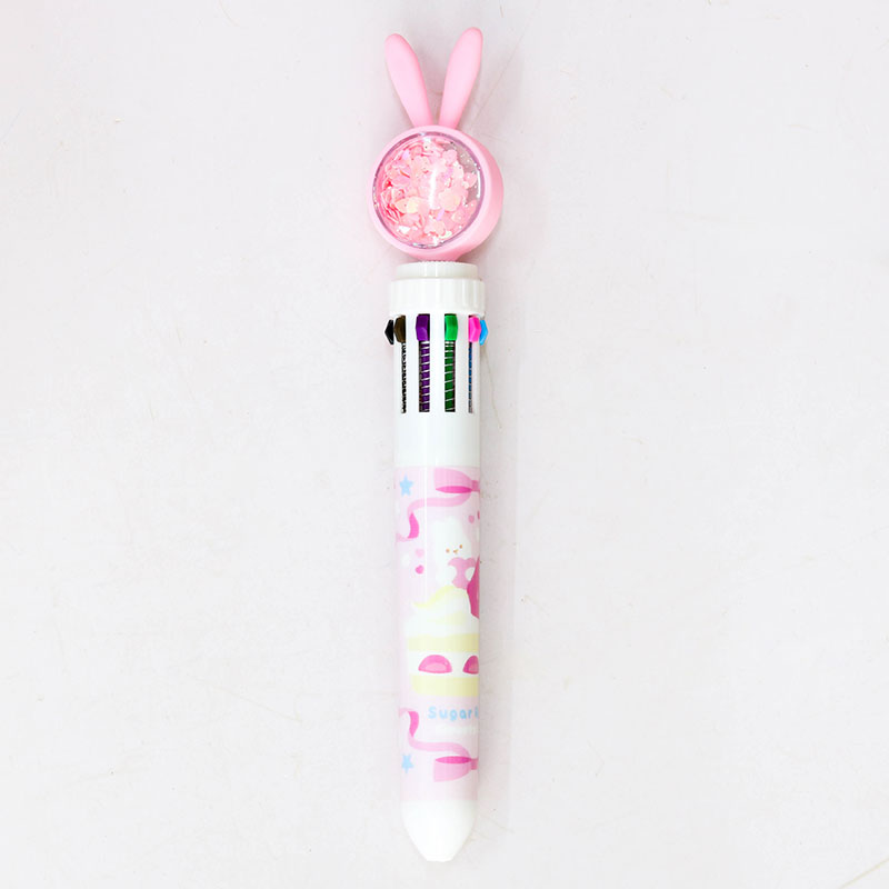 Bút bi 10 ngòi 10 màu 0.7mm hình thỏ thương hiệu MATSUNO INDUSTRY