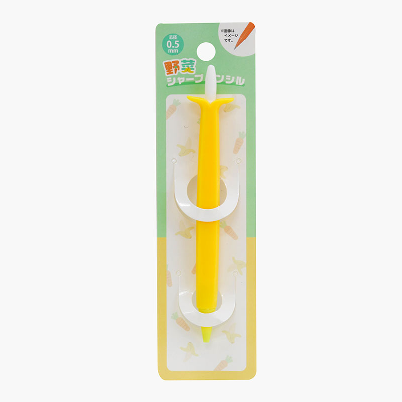 Bút chì bấm 0.5mm hình rau củ trái cây (Nhiều mẫu)-Giao mẫu ngẫu nhiên thương hiệu MATSUNO INDUSTRY