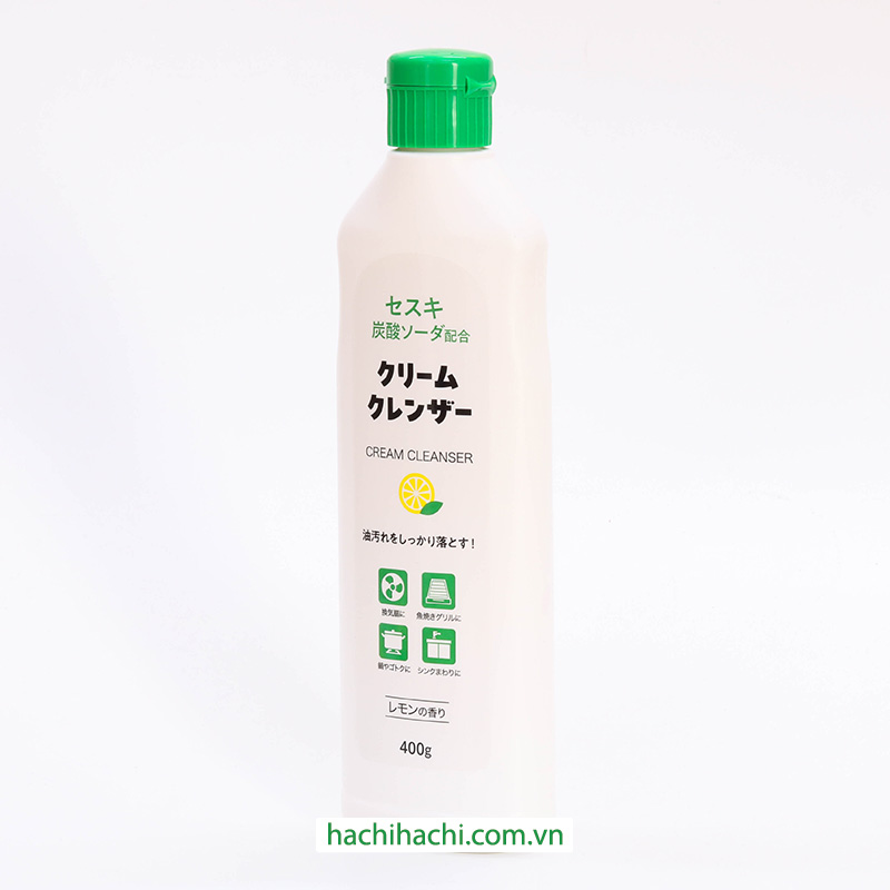 Kem tẩy rửa nhà bếp, nhà tắm Mitsuei Sesuki Soda hương chanh 400g thương hiệu MITSUEI