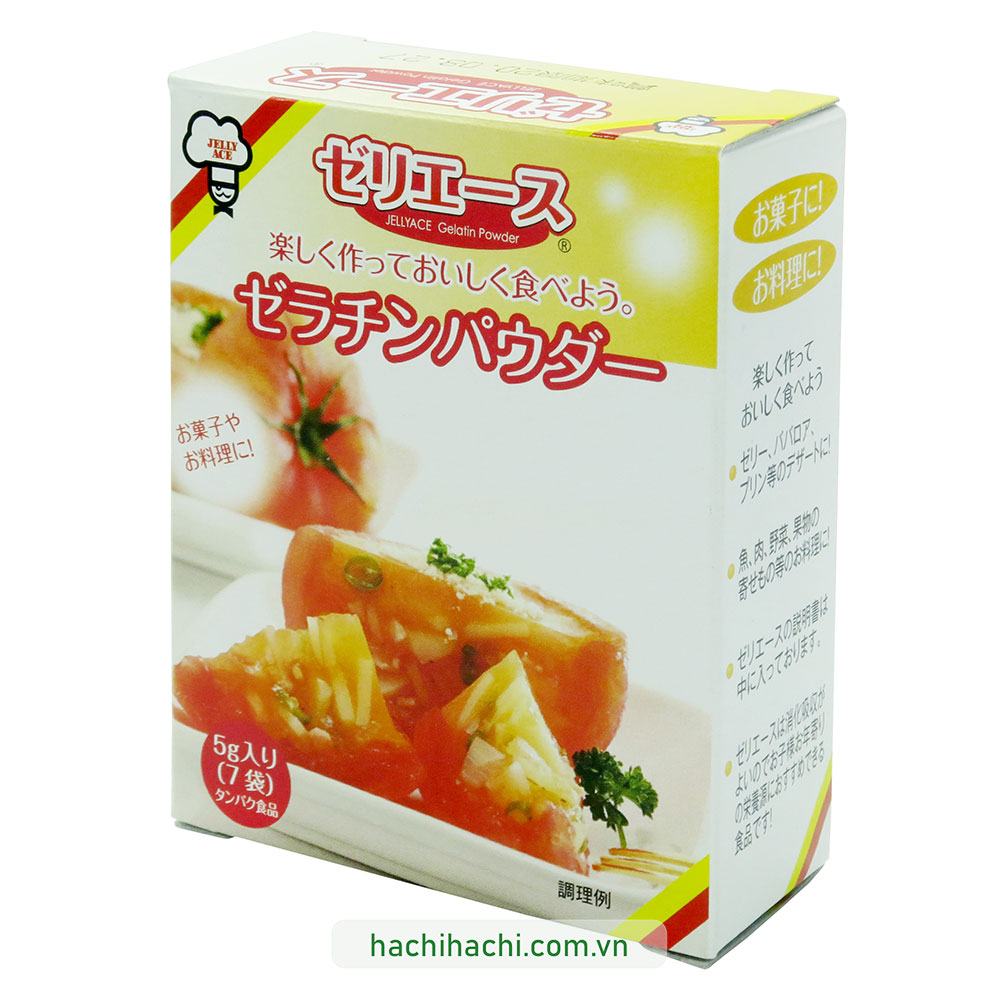 Bột Gelatin Jeleaf 35g (5gx7 gói)  thương hiệu JELEAF
