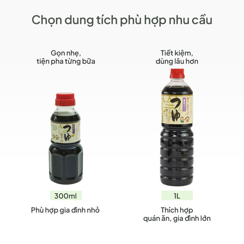 Súp ăn mì Nhật Yamagen 300ml  (Nước tương Tsuyu) thương hiệu YAMAGEN JOUZOU