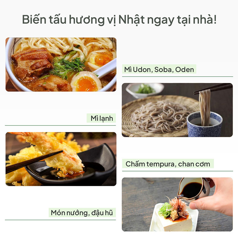 Súp ăn mì Nhật Yamagen 300ml  (Nước tương Tsuyu) thương hiệu YAMAGEN JOUZOU