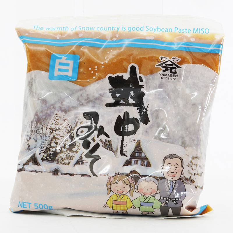 Miso trắng Nhật Bản men gạo Koji Yamagen 500g (dạng túi) thương hiệu YAMAGEN JOUZOU