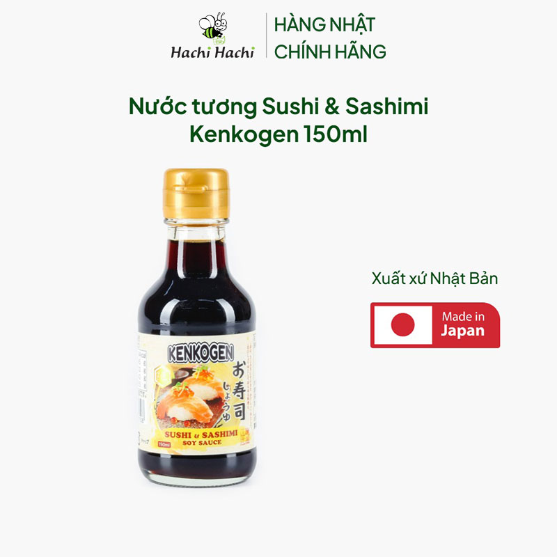 Nước tương Sushi & Sashimi Kenkogen 150ml thương hiệu KENKOGEN