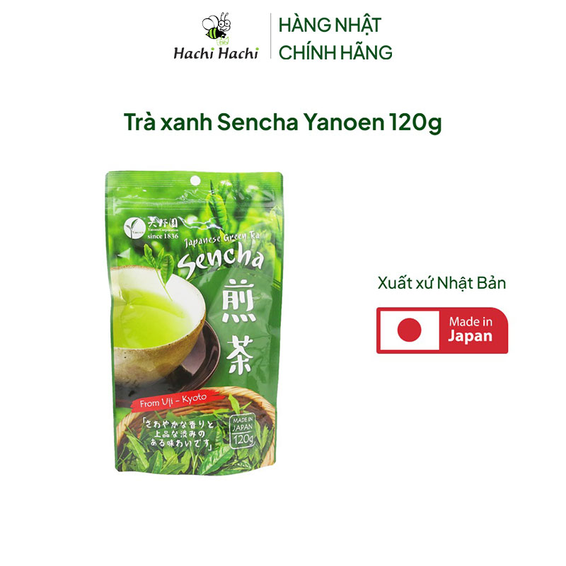 Trà xanh Sencha Yanoen 120g thương hiệu YANOEN