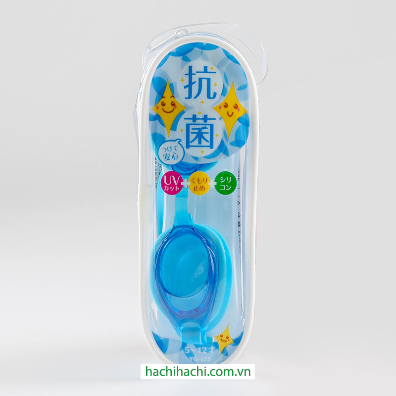 Kính bơi trẻ em chống tia UV kháng khuẩn Yasuda (Xanh) thương hiệu 