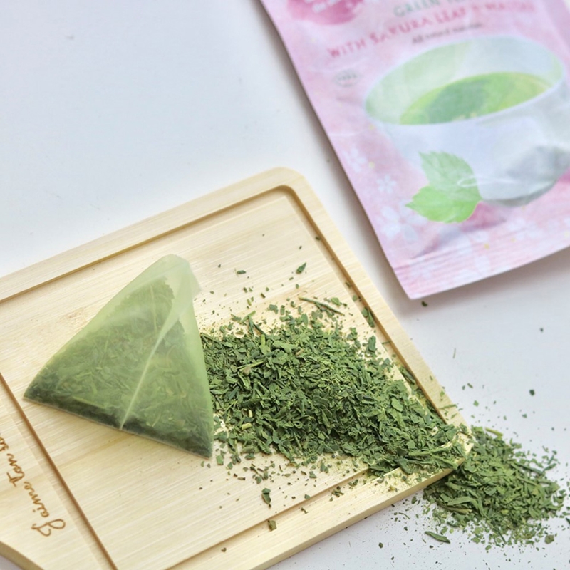 Trà xanh Sakura Matcha Nhật Bản 24g (3g x 8 túi lọc)  thương hiệu KANES SEICHA
