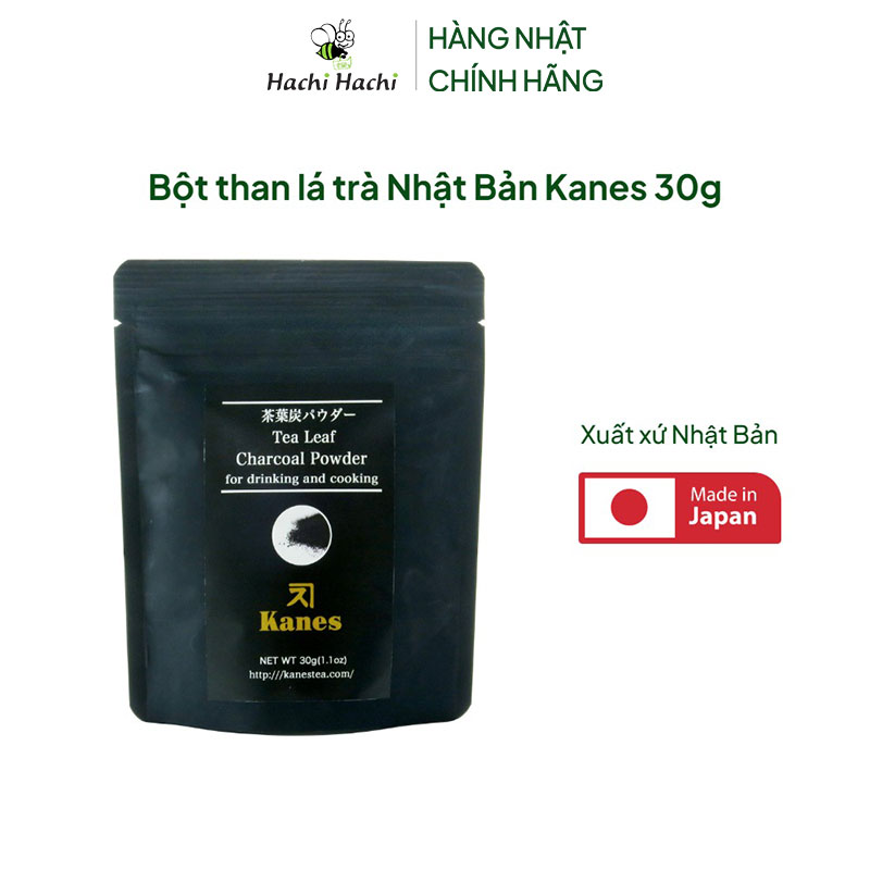Bột than lá trà Nhật Bản Kanes 30g  thương hiệu KANES SEICHA