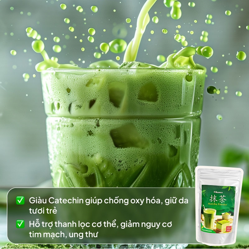 Bột trà xanh Matcha Nhật Bản Kanes 300g thương hiệu KANES SEICHA