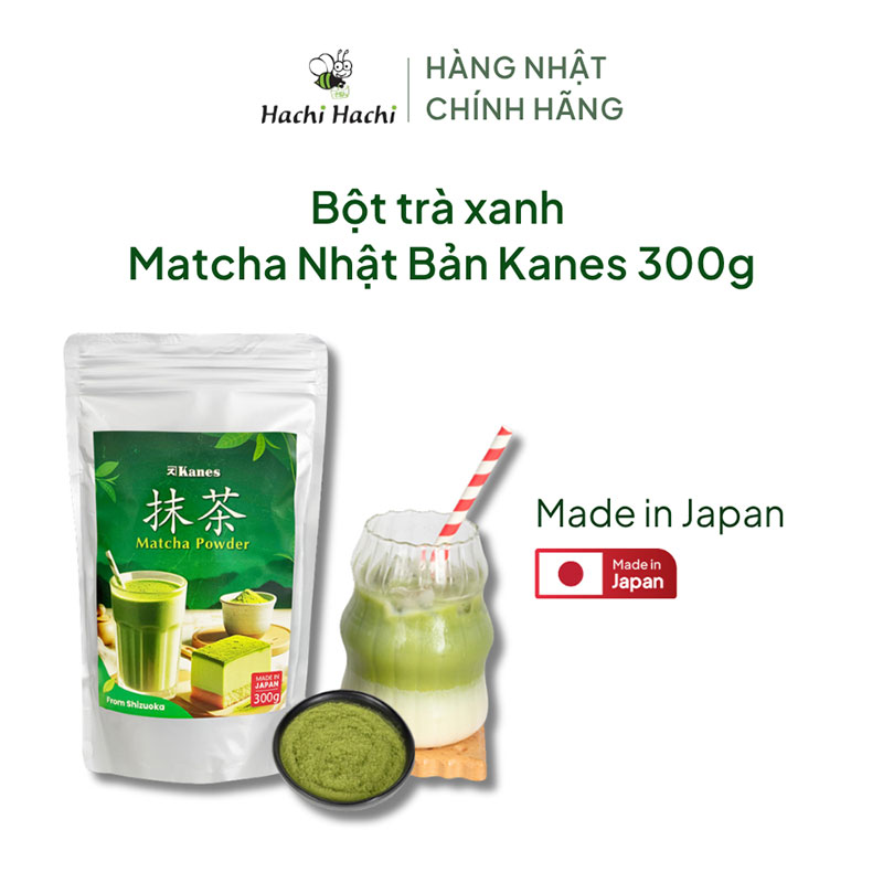 Bột trà xanh Matcha Nhật Bản Kanes 300g thương hiệu KANES SEICHA