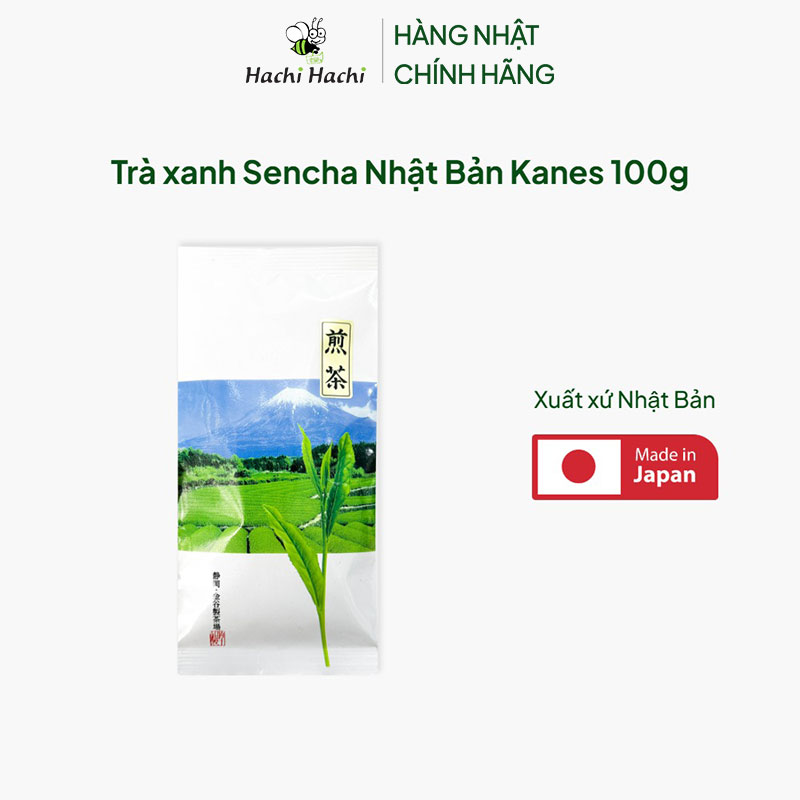 Trà xanh Sencha Nhật Bản Kanes 100g thương hiệu KANES SEICHA