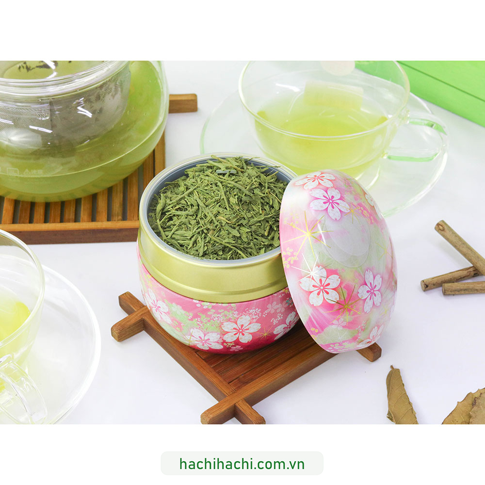 Trà xanh Sakura Matcha Nhật Bản 40g  thương hiệu KANES SEICHA
