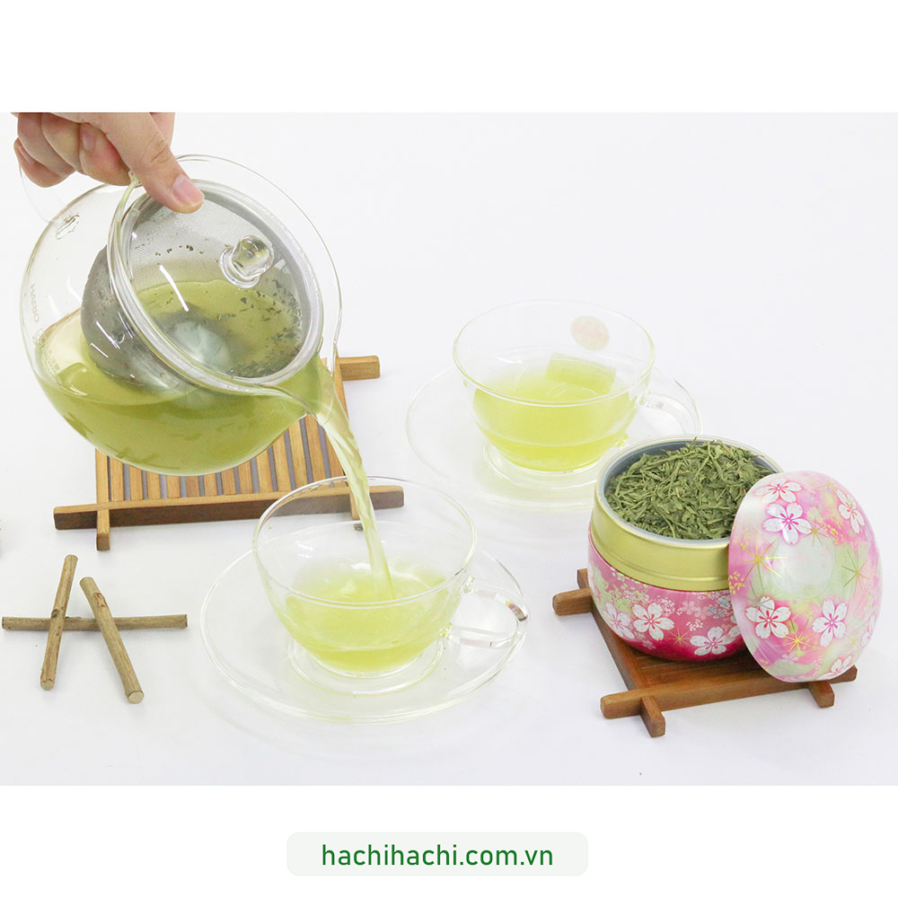 Trà xanh Sakura Matcha Nhật Bản 40g  thương hiệu KANES SEICHA