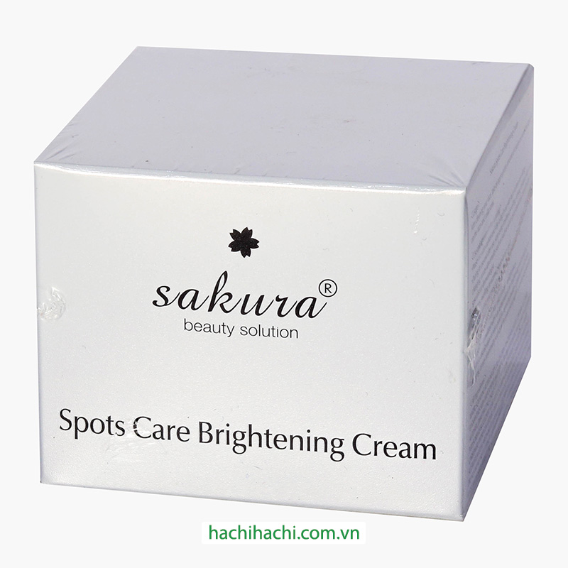 Kem dưỡng trắng và mờ thâm nám Sakura Spots Care Brightening Cream 45g thương hiệu 