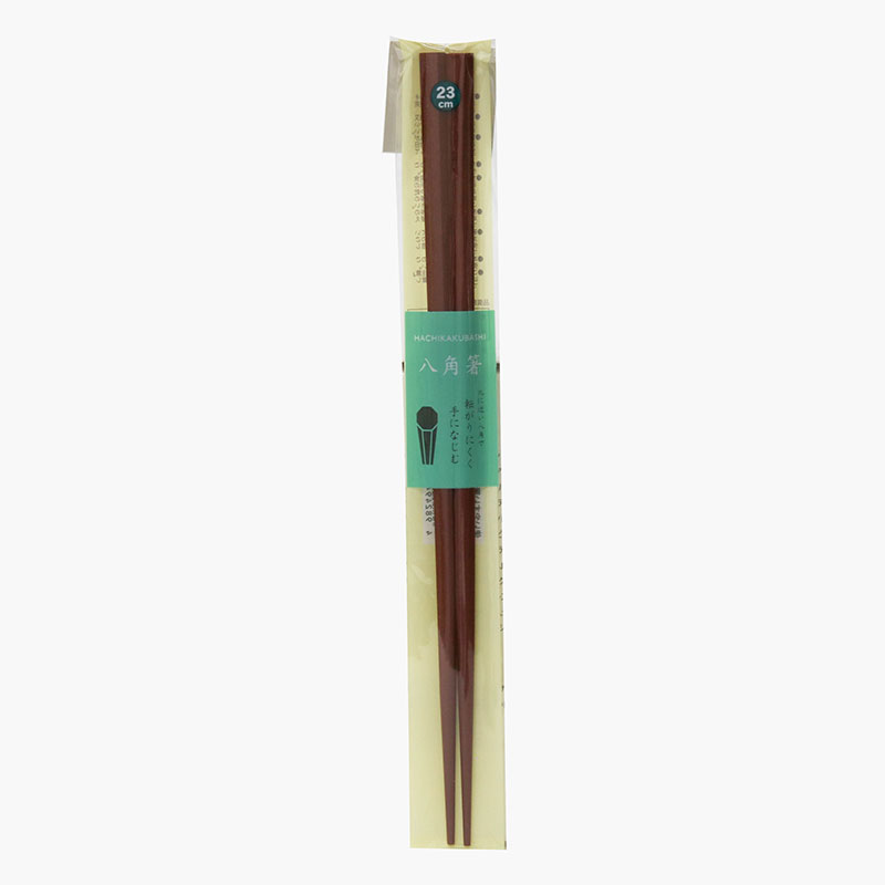 Đũa gỗ đầu nhọn trụ bát giác dễ gắp thức ăn 23cm (Nhiều mẫu)-Giao mẫu ngẫu nhiên thương hiệu NAKANO