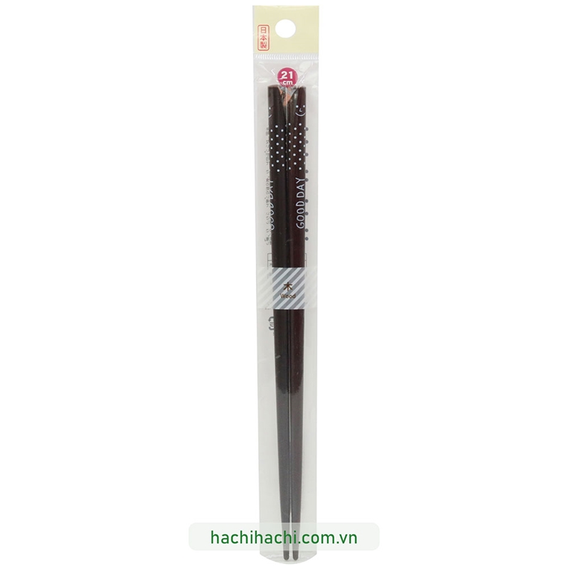 Đũa gỗ Nhật Bản 21cm (Nhiều mẫu)-Giao mẫu ngẫu nhiên thương hiệu NAKANO