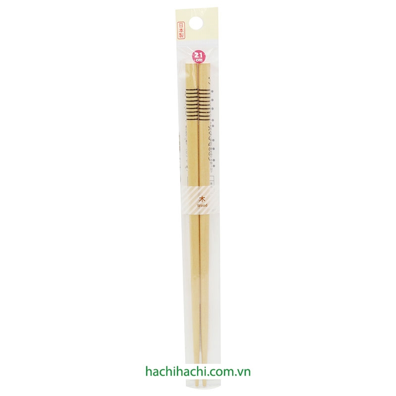 Đũa gỗ Nhật Bản 21cm (Nhiều mẫu)-Giao mẫu ngẫu nhiên thương hiệu NAKANO