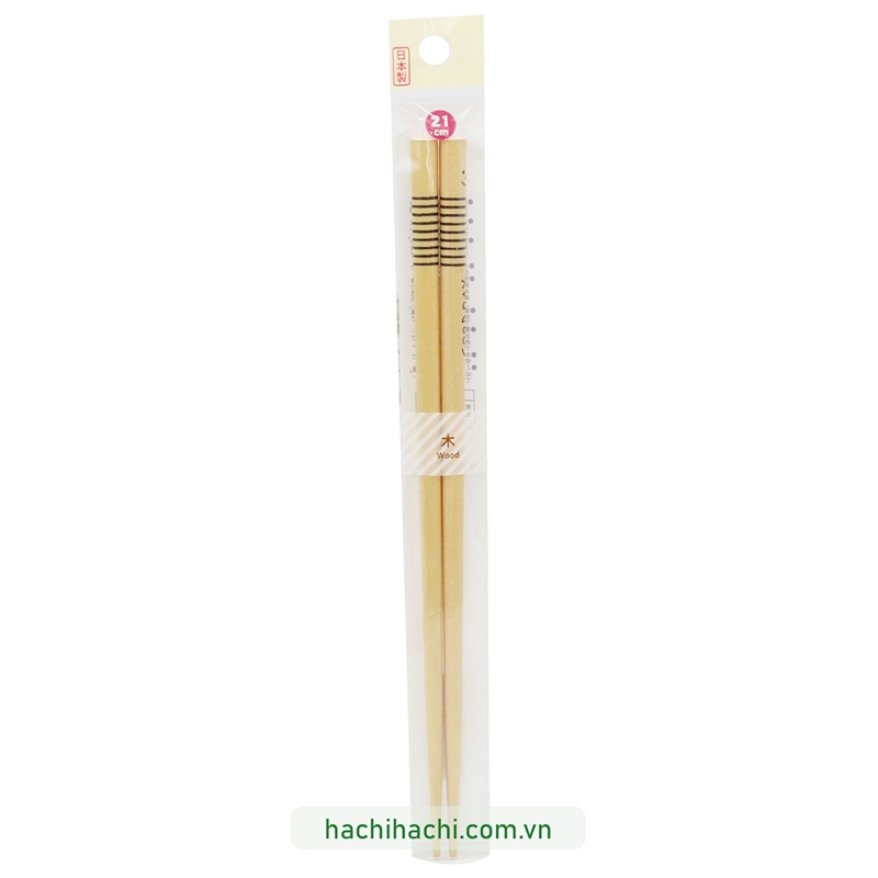 Đũa gỗ Nhật Bản 21cm (Nhiều mẫu)-Giao mẫu ngẫu nhiên thương hiệu NAKANO