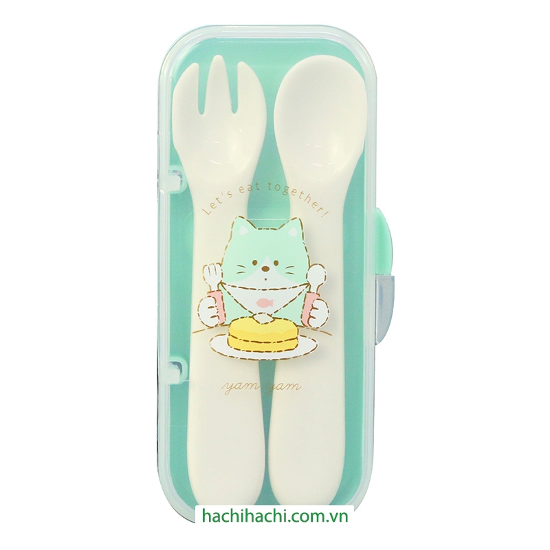 Bộ muỗng nĩa tập ăn cho bé thương hiệu NAKANO
