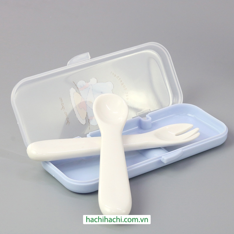 Bộ muỗng nĩa tập ăn cho bé thương hiệu NAKANO