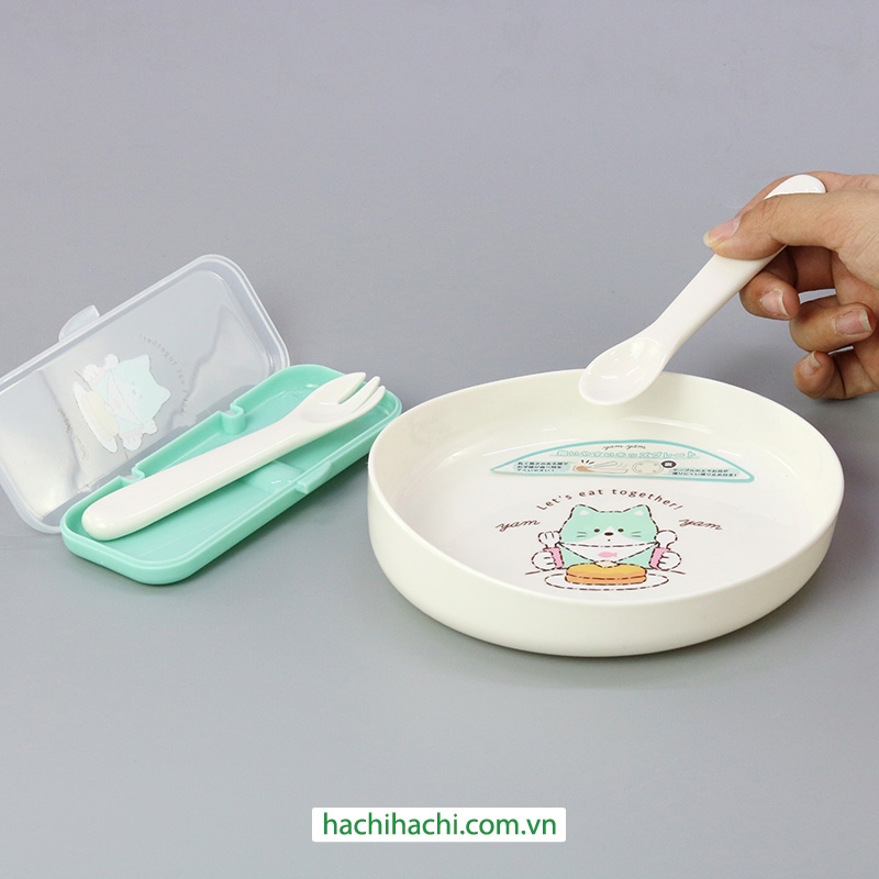 Bộ muỗng nĩa tập ăn cho bé thương hiệu NAKANO