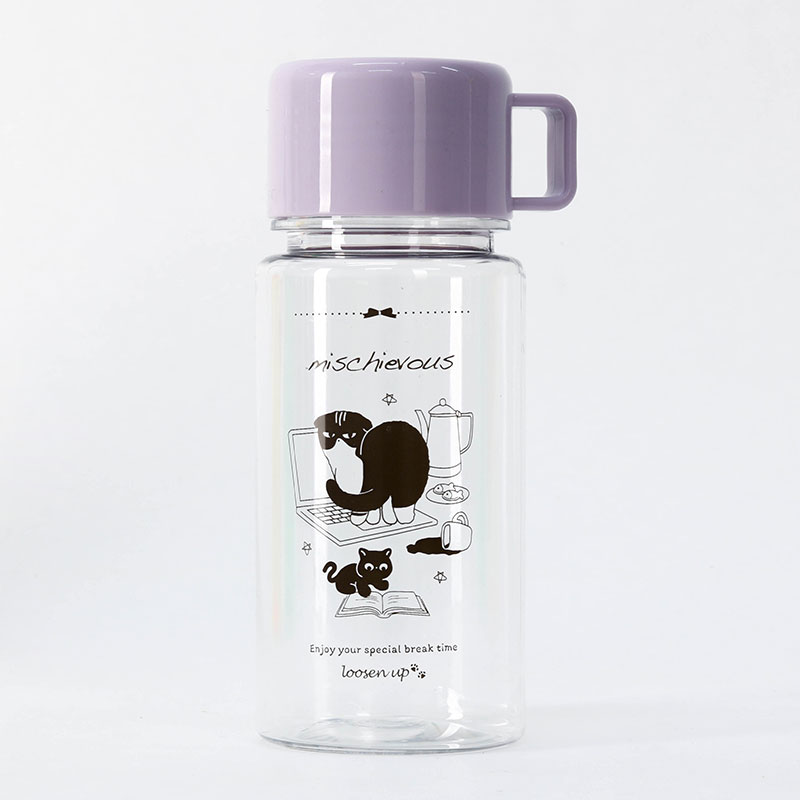 Bình nhựa đựng nước 390ml (Nhiều mẫu)-Giao mẫu ngẫu nhiên thương hiệu NAKANO