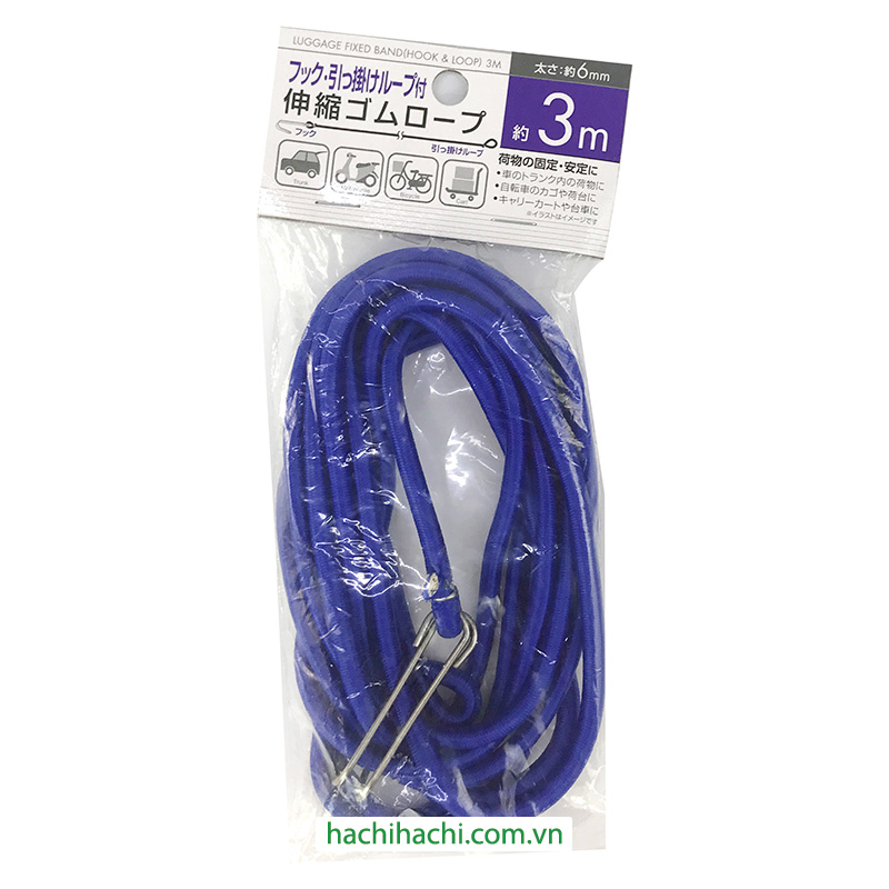 Dây thun ràng đồ 3m (Nhiều mẫu)-Giao mẫu ngẫu nhiên thương hiệu SEIWAPRO
