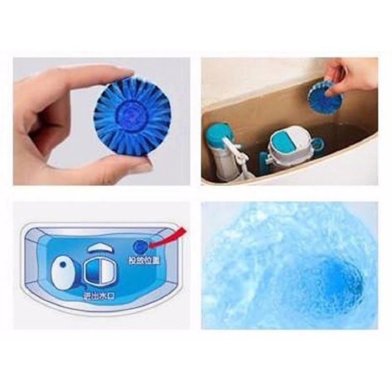 Viên thả bồn cầu khử mùi hương bạc hà 60gx3 viên thương hiệu SEIWAPRO
