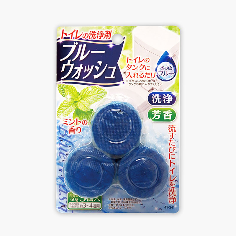 Viên thả bồn cầu khử mùi hương bạc hà 60gx3 viên