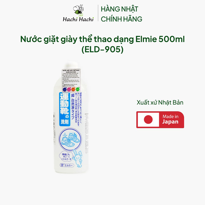 Nước giặt giày thể thao dạng Elmie 500ml (ELD-905) thương hiệu ELMIE