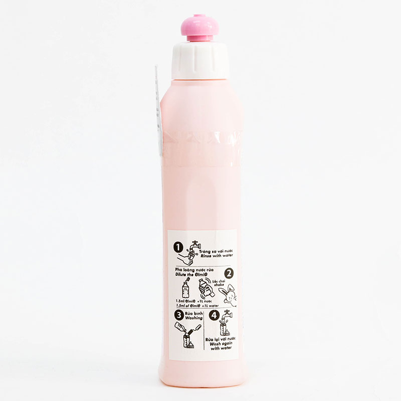 Nước rửa bình sữa Elmie 300ml (ELKD-1002) thương hiệu ELMIE