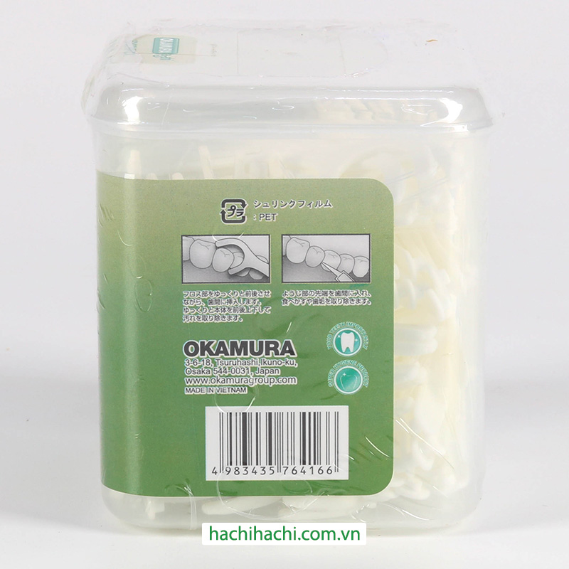 Tăm chỉ kẽ răng Okamura 110 cái thương hiệu OKAMURA