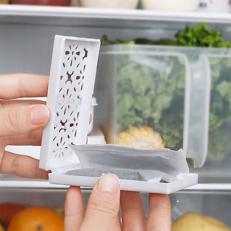 Hộp than hoạt tính khử mùi ngăn mát, ngăn rau củ tủ lạnh 10g thương hiệu FUDO KAGAKU