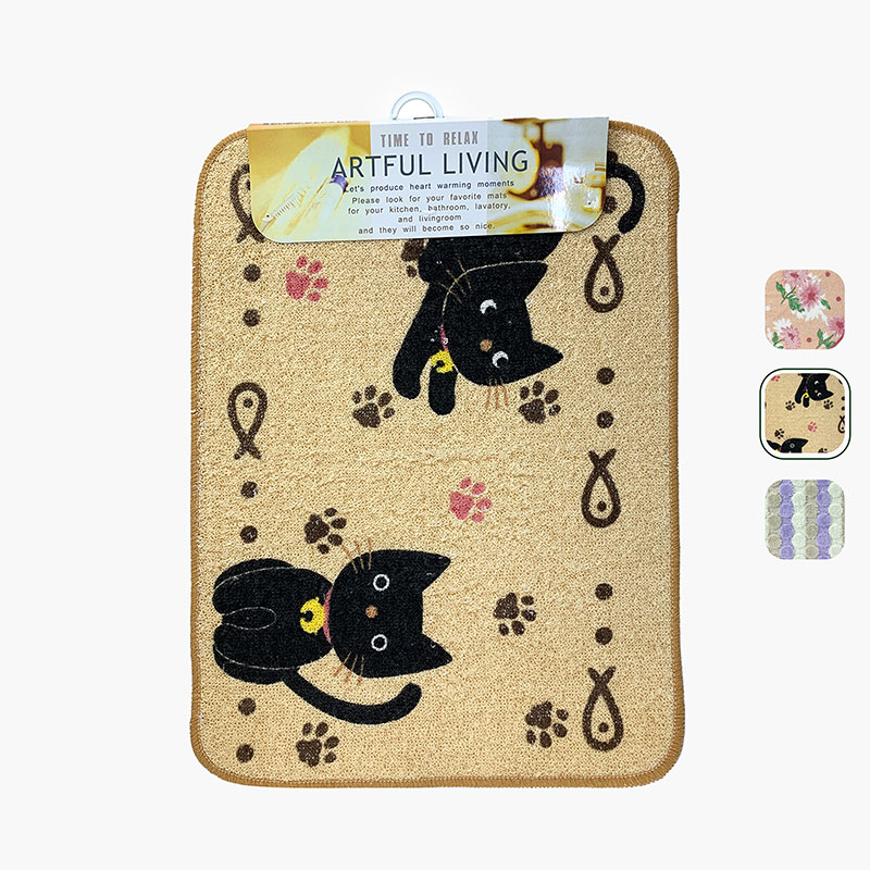 Thảm chùi chân chống trượt 60x45cm (Nhiều mẫu)-Giao mẫu ngẫu nhiên
