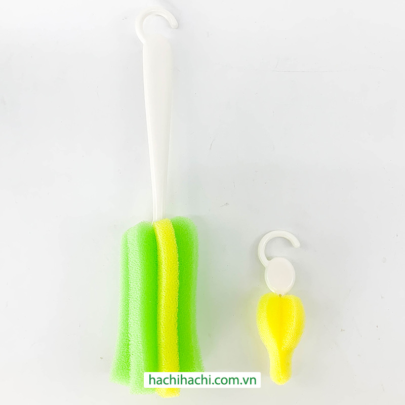 Cây chùi rửa bình sữa (Nhiều mẫu)-Giao mẫu ngẫu nhiên thương hiệu OKAZAKI