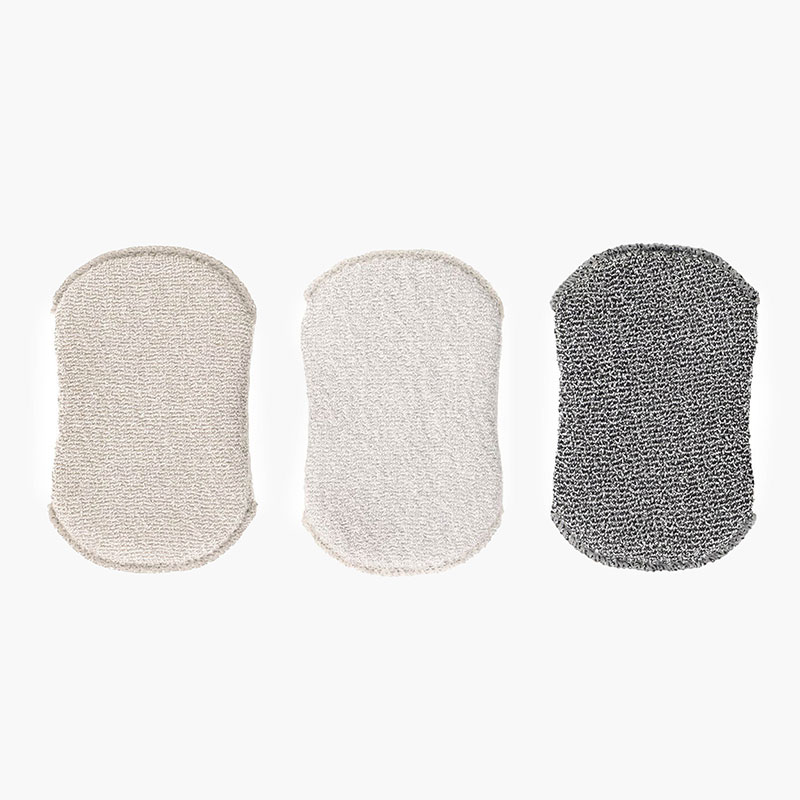 Mút rửa chén mềm và gân sọc 3 cái thương hiệu OKAZAKI