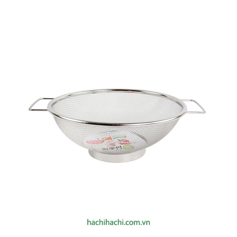 Rổ inox 20cm có tay cầm