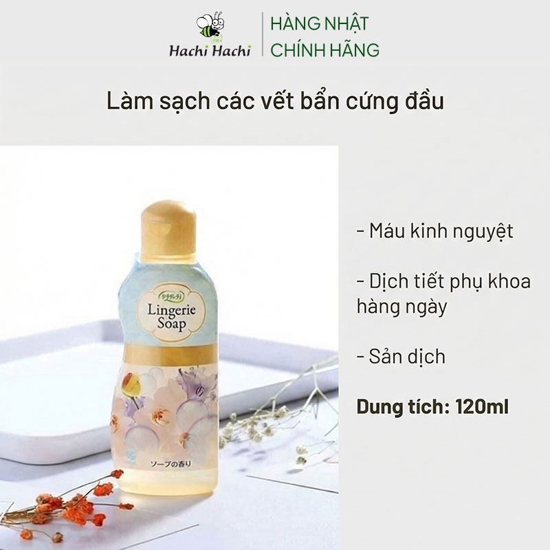 Nước giặt đồ lót dịu nhẹ Nhật Bản Kobayashi Lingerie Soap 120ml thương hiệu KOBAYASHI SEIYAKU