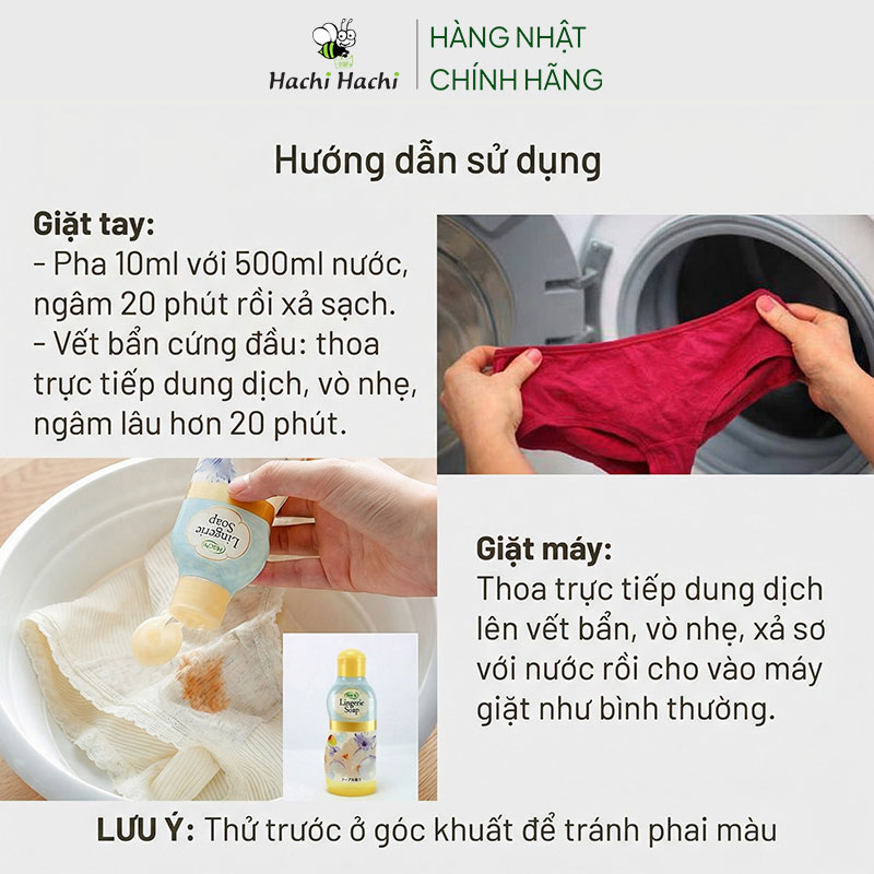 Nước giặt đồ lót dịu nhẹ Nhật Bản Kobayashi Lingerie Soap 120ml thương hiệu KOBAYASHI SEIYAKU