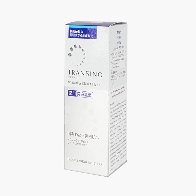 Sữa dưỡng trắng da Transino EX Whitening Clear Milk 100ml thương hiệu TRANSINO