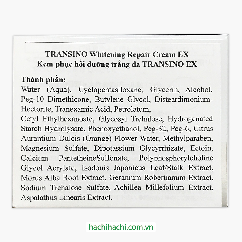 Kem phục hồi dưỡng trắng da mờ thâm nám Nhật Bản Transino Whitening Repair Ex 35g thương hiệu TRANSINO
