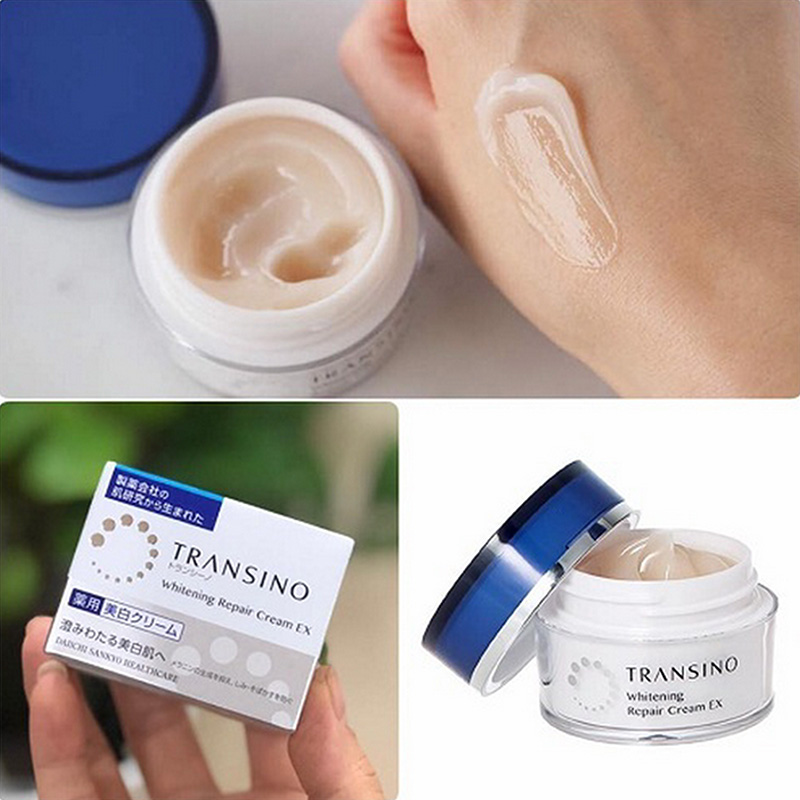 Kem phục hồi dưỡng trắng da mờ thâm nám Nhật Bản Transino Whitening Repair Ex 35g thương hiệu TRANSINO